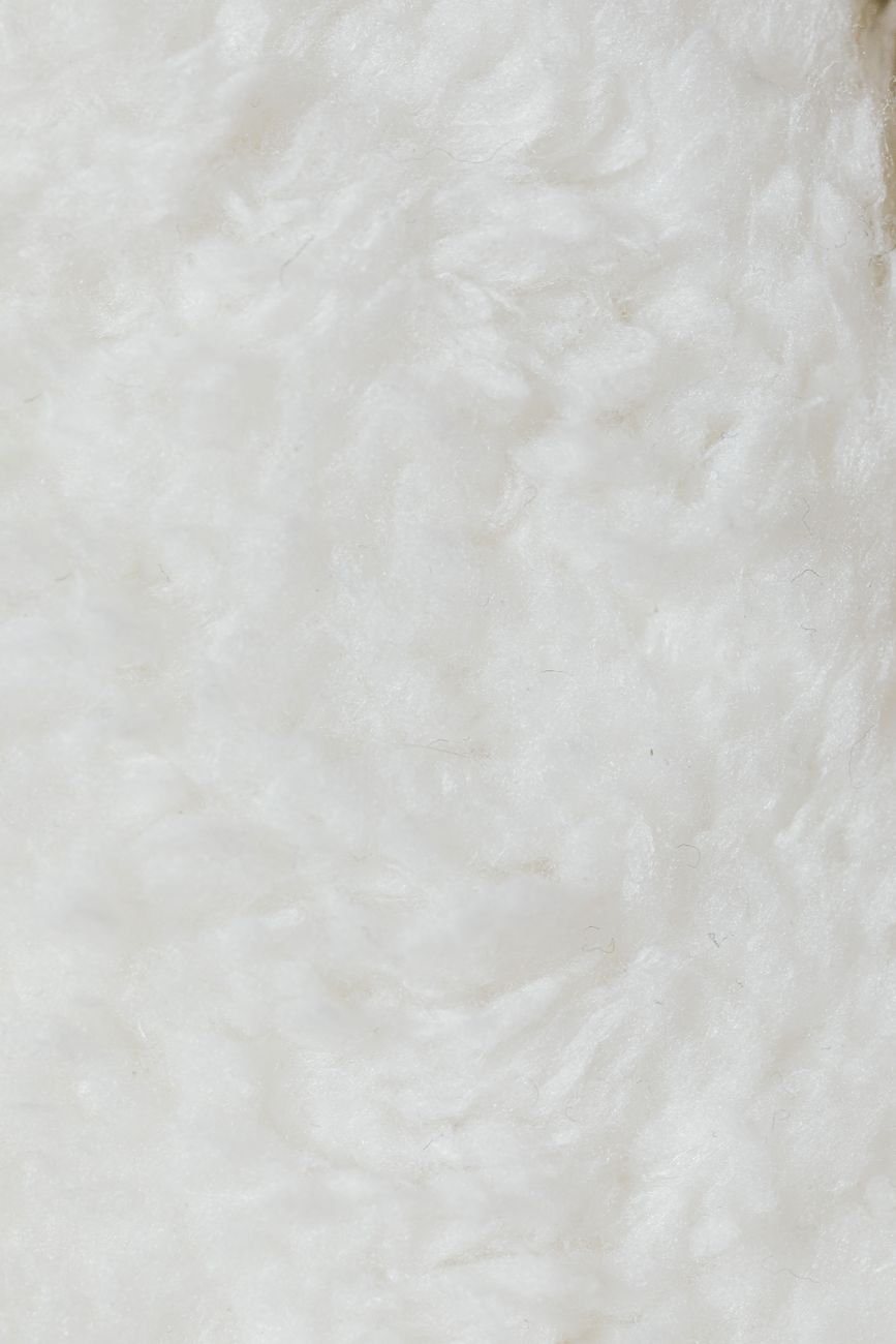 Bone loopback fleece fabric texture
